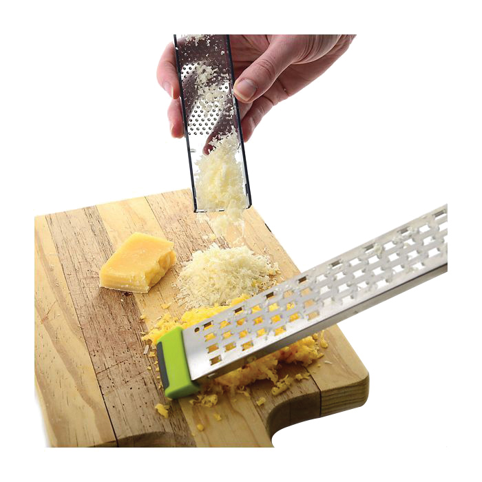 Norpro 384 Microplane Dual Grater, Stainless Steel, Green - 4