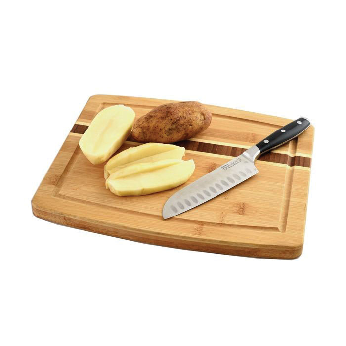 Norpro 7637 Cutting Board, 12 in L, 10 in W, 0.7 in Thick, Bamboo - 2