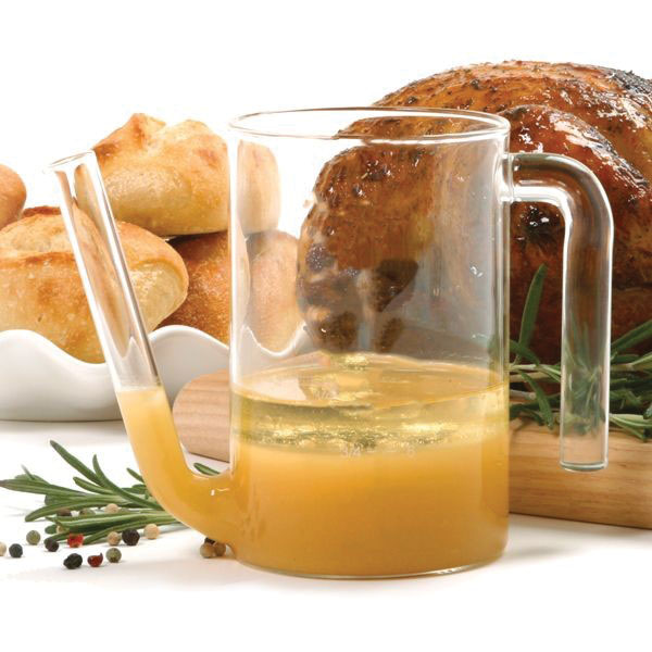 Norpro 3021 Gravy Fat Separator, 2 Cups, 5 in L, 6-1/2 in W, 3 in H, Tempered Glass - 3