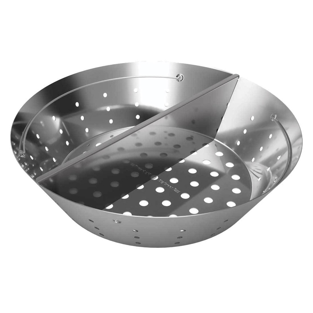 Big Green Egg 122681 Fire Bowl, Stainless Steel, For: XL Egg - 1