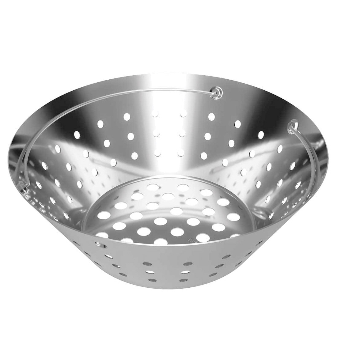 Big Green Egg 122681 Fire Bowl, Stainless Steel, For: XL Egg - 4