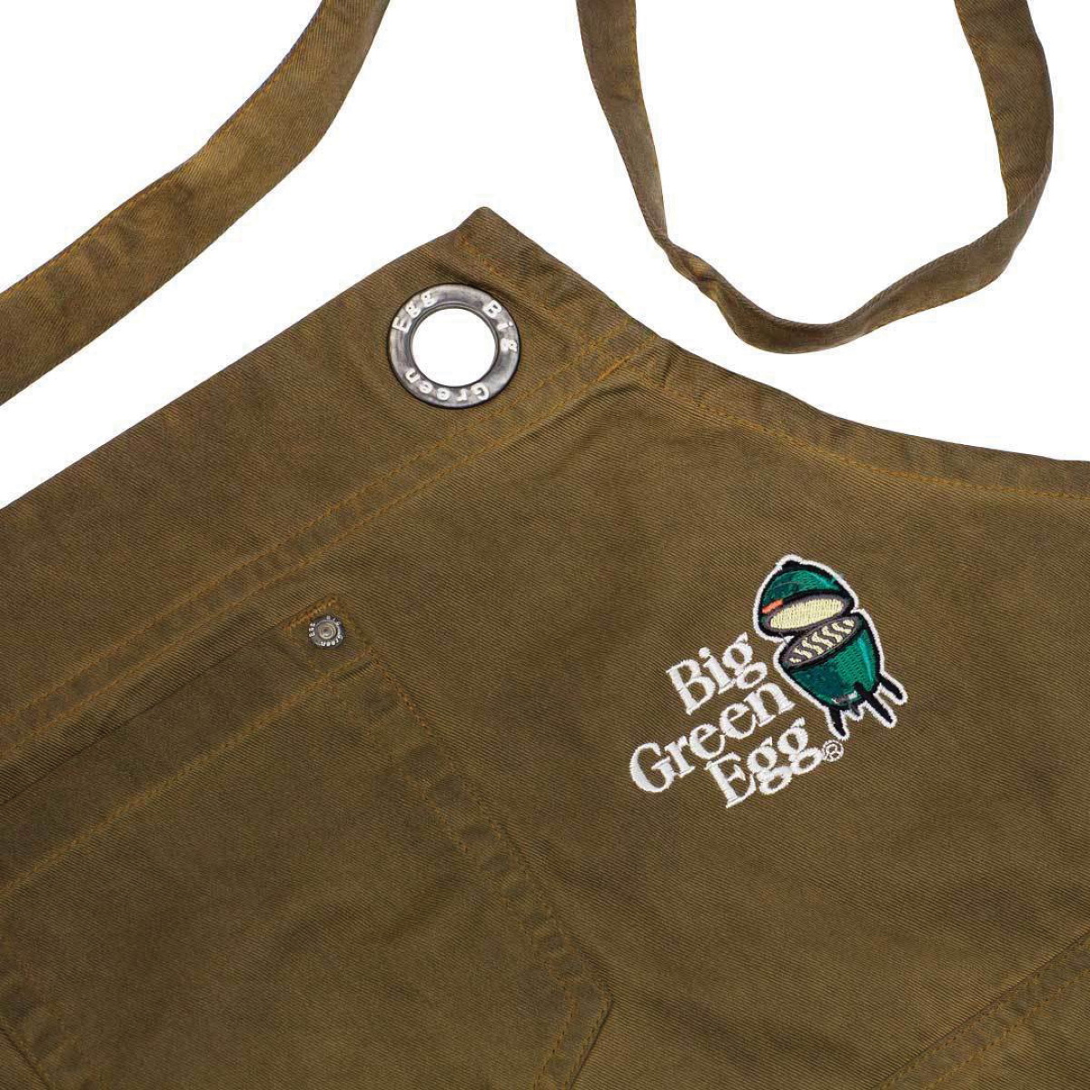 Big Green Egg 126399 Grill Apron, 33 in, 3-Pocket, Cotton - 2