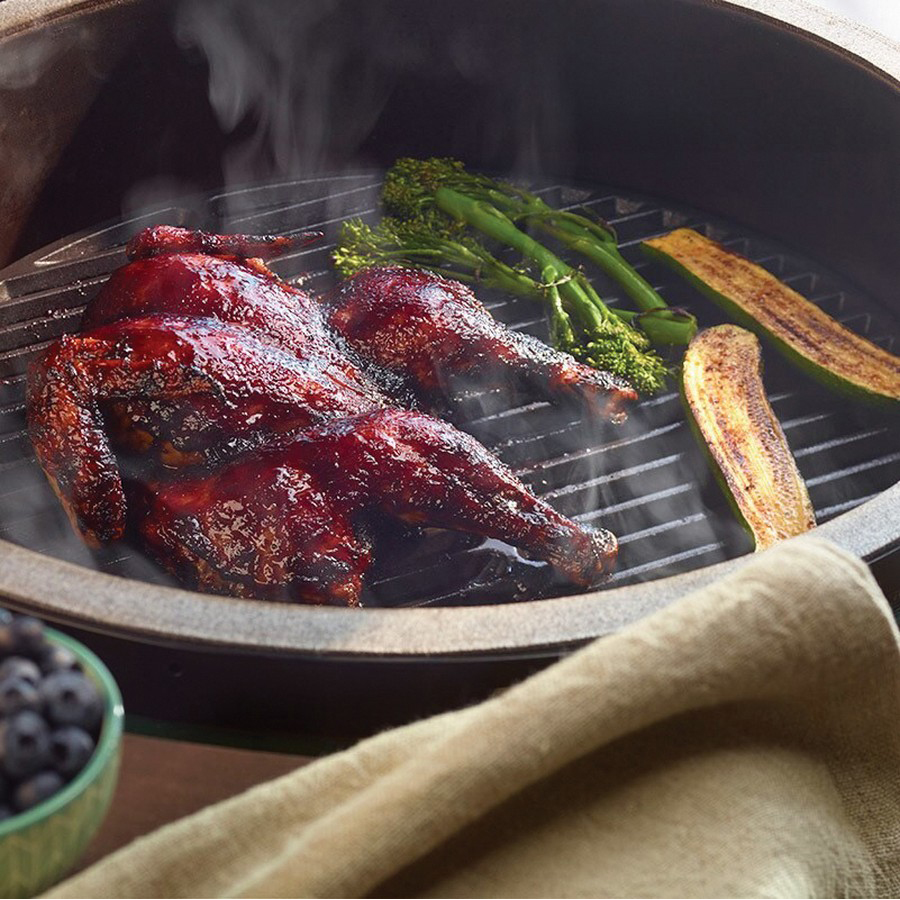 Big Green Egg 122957 Cooking Grid, 18 in W, Cast Iron
