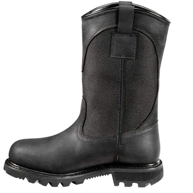 Carhartt CWP1151-BK-8.5 Work Boots, 8.5, Black, Leather Upper, Slip-On Closure - 4