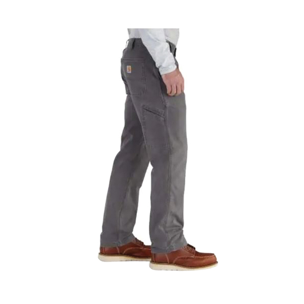 Carhartt 102291-30630 33A Rigby Dungaree Pants, 33 in Waist, 30 in L Inseam, Peat, Relaxed Fit, Stretchable - 3