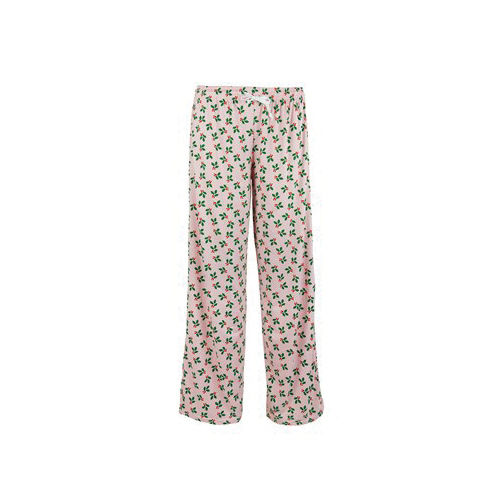 hello mello HMHOL3-HBML hello mello HMHOL3-HBML Holly Berry Pants, M/L, Pink - 1