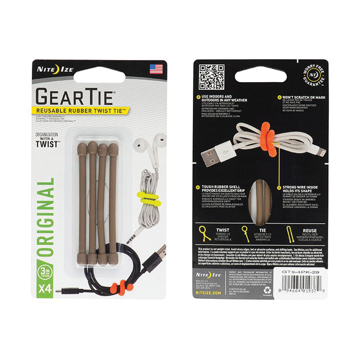 Gear Tie GT3-4PK-29