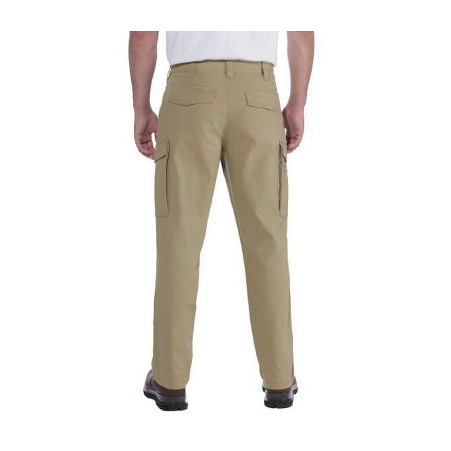 Carhartt 103574-253-32X36 Rigby Cargo Pants, 36 in, 32 in L, Dark Khaki, Relaxed Fit, Stretchable - 2