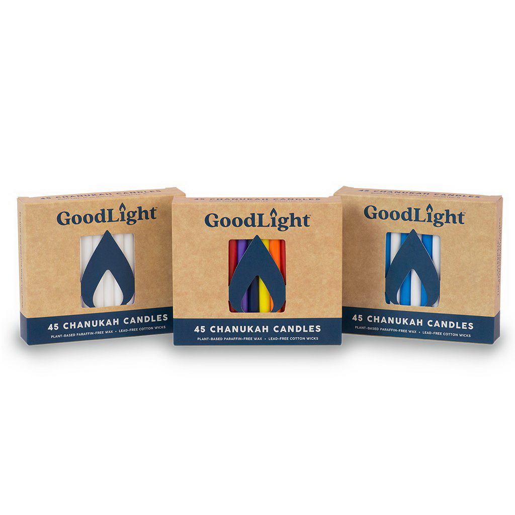 GoodLight CHAN-MULTI Chanukah Candle, 45 min Burn Time, Multi-Color - 4