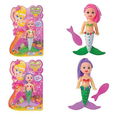 Fun Express 13757392 The Little Sea Maid Mini Mermaid Doll, Plastic - 2