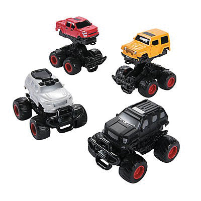Fun Express 13811942 Monster Cars, Plastic, Assorted - 2
