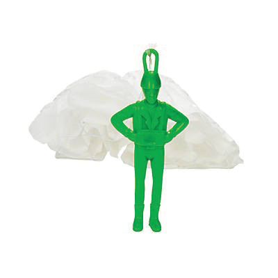 Fun Express 85/3492 Jumbo Paratroopers, 5-3/4 in, Plastic - 3