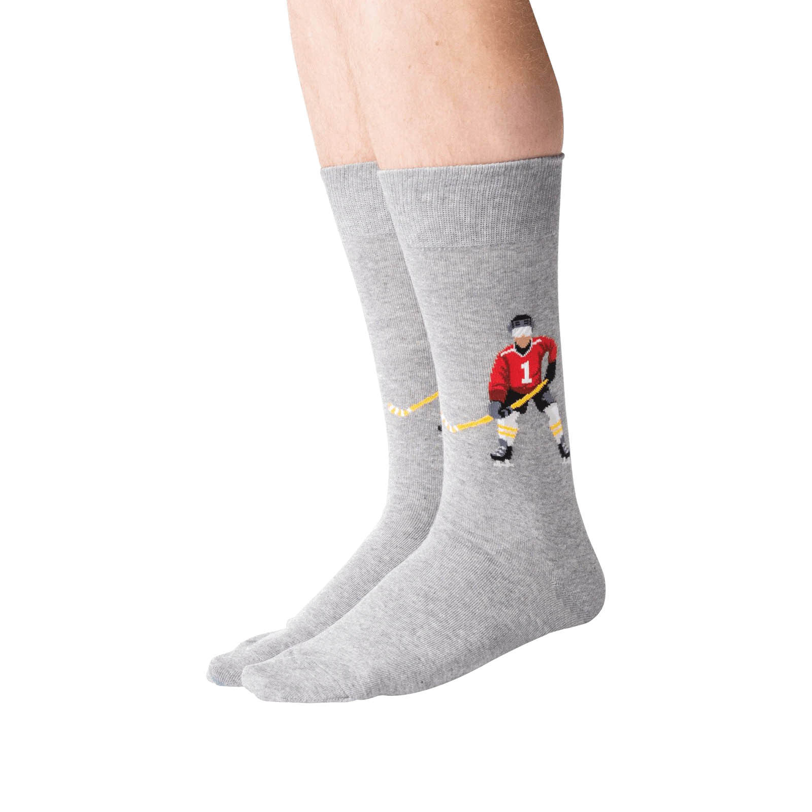 Hotsox HM100779-NRF054 Crew Hockey Player Socks, Men's, 6 to 12.5, Cotton/Nylon/Polyester/Spandex - 2