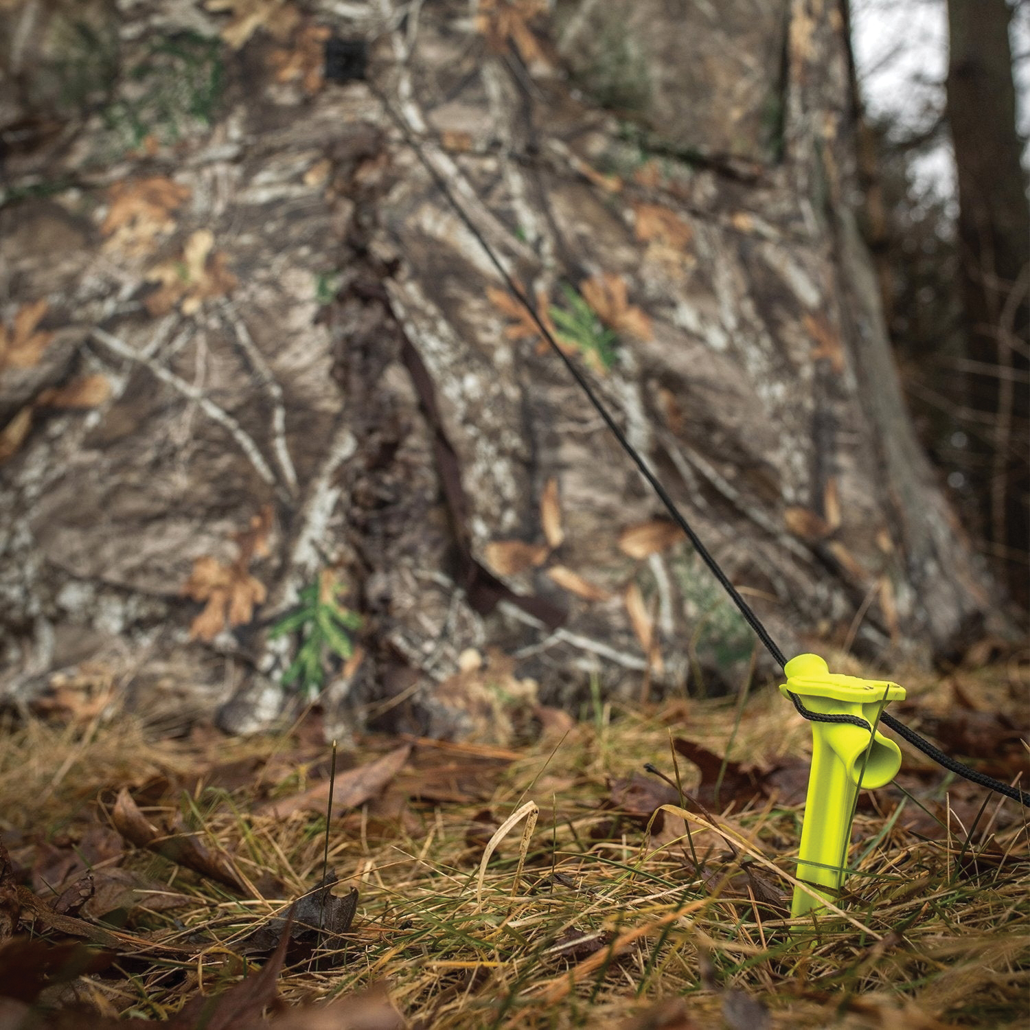 SlotLock SL9-3 Tent Stake, Neon Green, 9 in H Dimensions