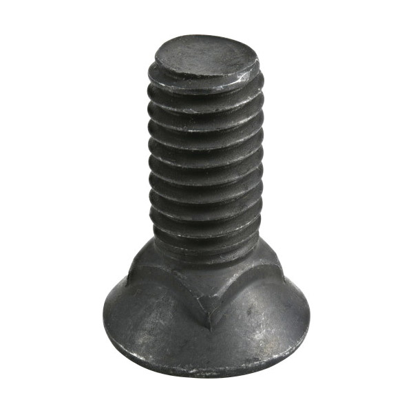 Plow Bolt, Hillman, Steel 3/8 in x 16 1 in, Grade 5 - 4