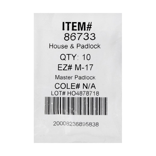 Key Blank, Hillman, Master Lock M-17 - 5