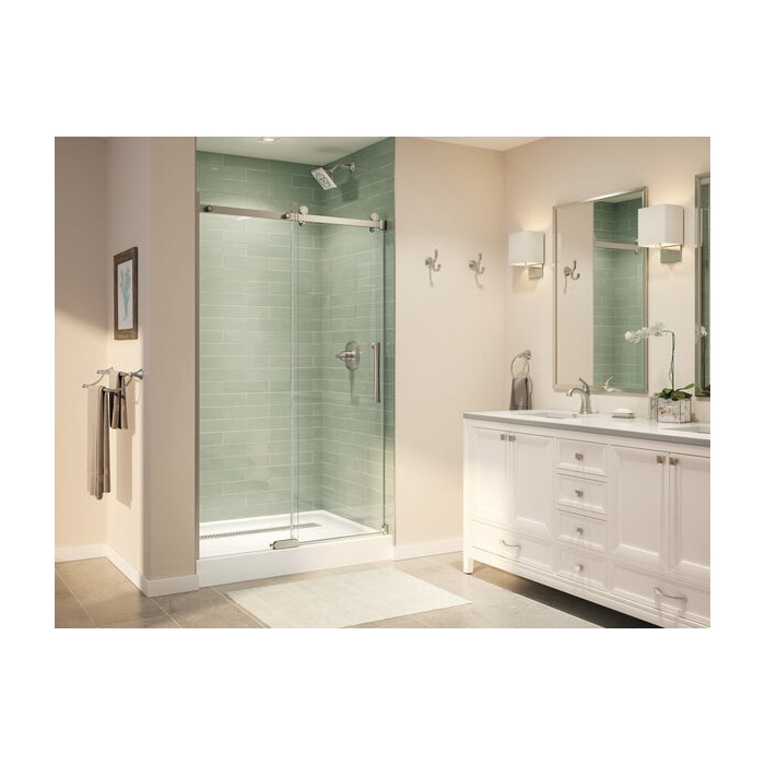 Portwood Bath Faucet, Delta, 1-Handle, Brushed Nickel - 3