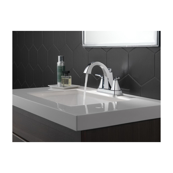 Flynn Bath Faucet, Delta, 2-Handle, Chrome - 2