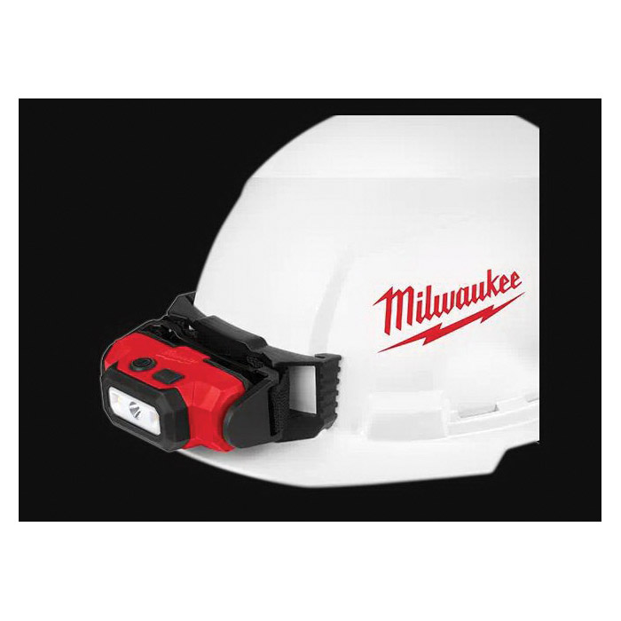 Milwaukee BOLT Series 48-73-1020 Front Brim Hard Hat, Ratchet Suspension, Polyethylene Shell, White, Class: E