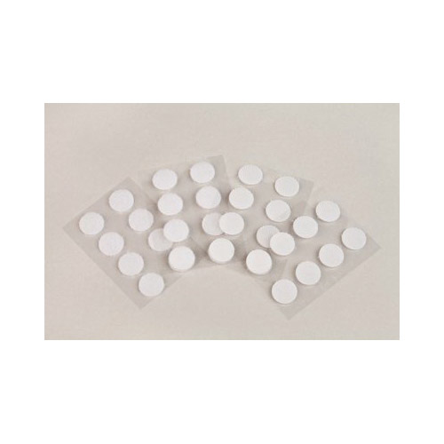 Hook and Loop Fastener, Scotch, 5/8 in W, 5/8 in L, White, 3 lb, Permanent Adhesive - 2