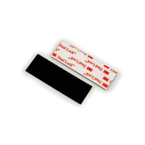 Black Reclosable Fastener, Scotch, Mushroom Hook, 1 in Width x 3 in Length - 4