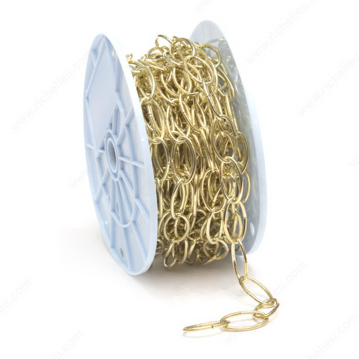 Decorative Chain, Kingchain, Oval Link, Steel, Powder-Coated, Sold by the Foot - 2