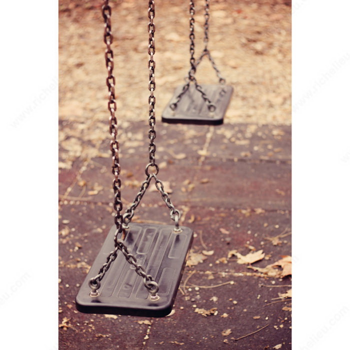 Machine Chain, Kingchain, #4, 215 lb Working Load, Steel, Zinc-Plated, Sold by the Foot - 3