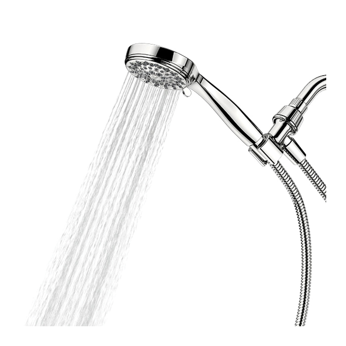 Handheld Shower, Moen, 5-Spray Function, Chrome, 59 in L Hose - 2