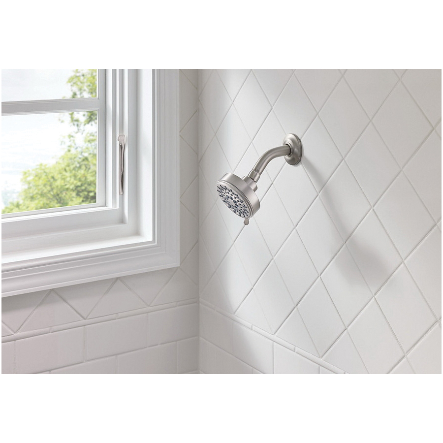 Ignite Shower Head, Moen, 5-Spray Function, Brushed Nickel, Shower Arm Not Included - 3