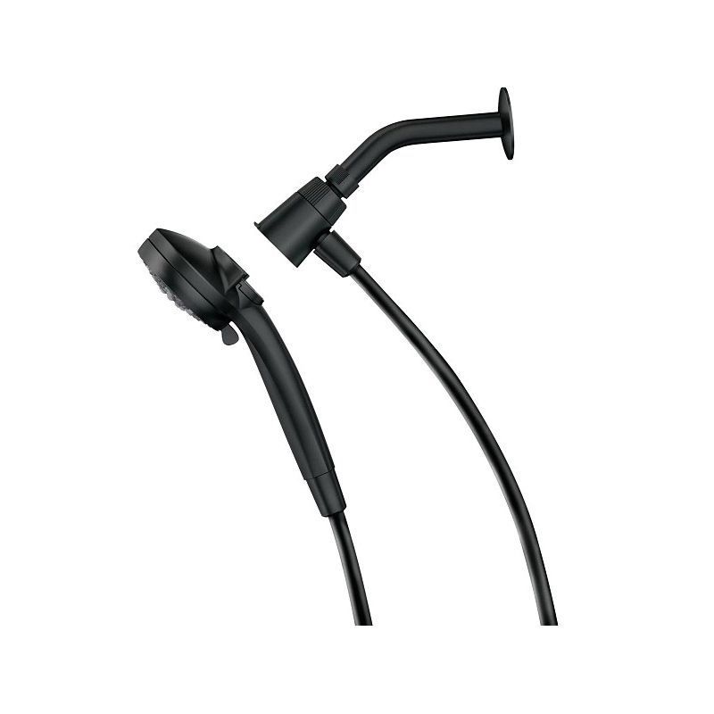 Engage Handheld Shower, Moen, 6-Spray Function, Matte Black, 60 in L Hose - 2