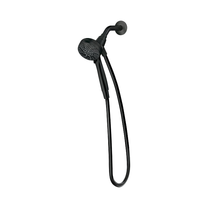 Engage Handheld Shower, Moen, 6-Spray Function, Matte Black, 60 in L Hose - 3