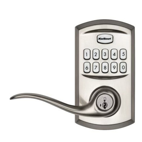 Electronic Lever Set, Kwikset, Matte Black, Residential, AAA Grade - 2