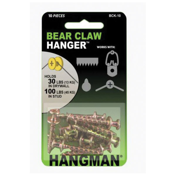 Bear Claw Hanger, Hangman, 100 lb, Gold - 3