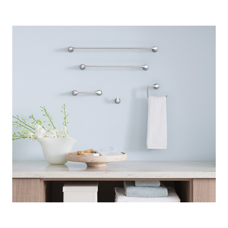 Danika Robe Hook, Moen, Brushed Nickel - 3