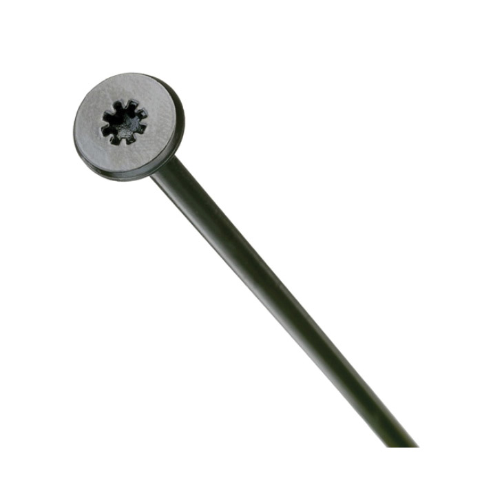 Structural Screw, Headlok, 4-1/2 in L, 8-Point Spider Drive, Flat Head, Black Ext. Coating, 1 pk - 2