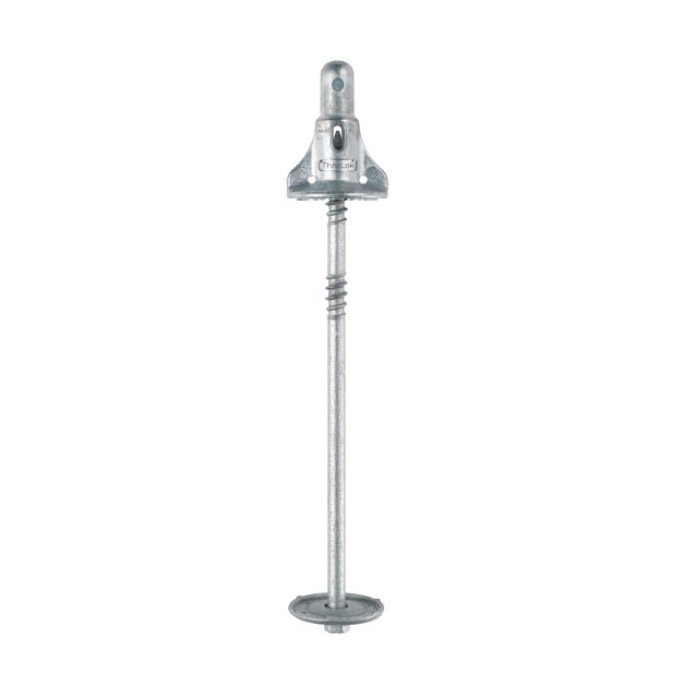 Structural Screw and Nut, Fastenmaster, Thrulok, 7 in L, Hex Cap Washer Head, Galvanized Coating, 1 pk - 3