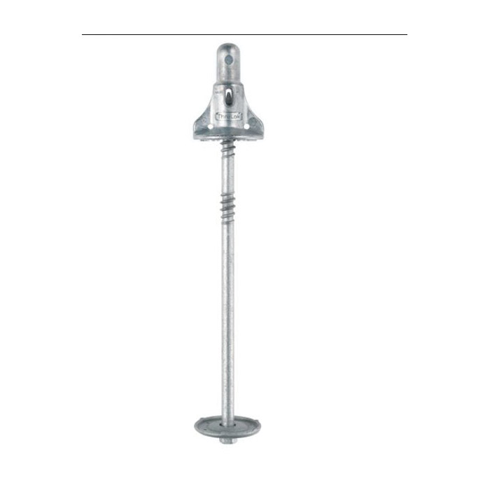 Structural Screw and Nut, Fastenmaster, Thrulok, 8 in L, Hex Cap Washer Head, Galvanized Coating, 1 pk - 3
