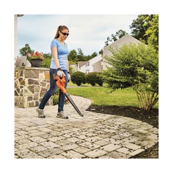 Cordless Sweeper Kit, Black+Decker, 2 Ah, 40 V, Lithium-Ion, 90 cfm - 2
