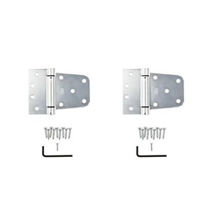 National Hardware N342-584 Auto-Close Gate Hinge Set, Steel, Zinc-Plated
