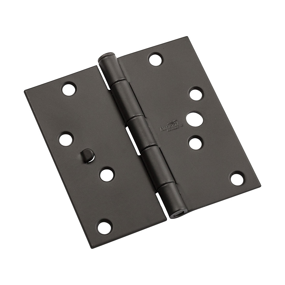 V512 Series N830-406 Door Hinge, Steel, Removable Pin, Full-Mortise Mounting, 55 lb