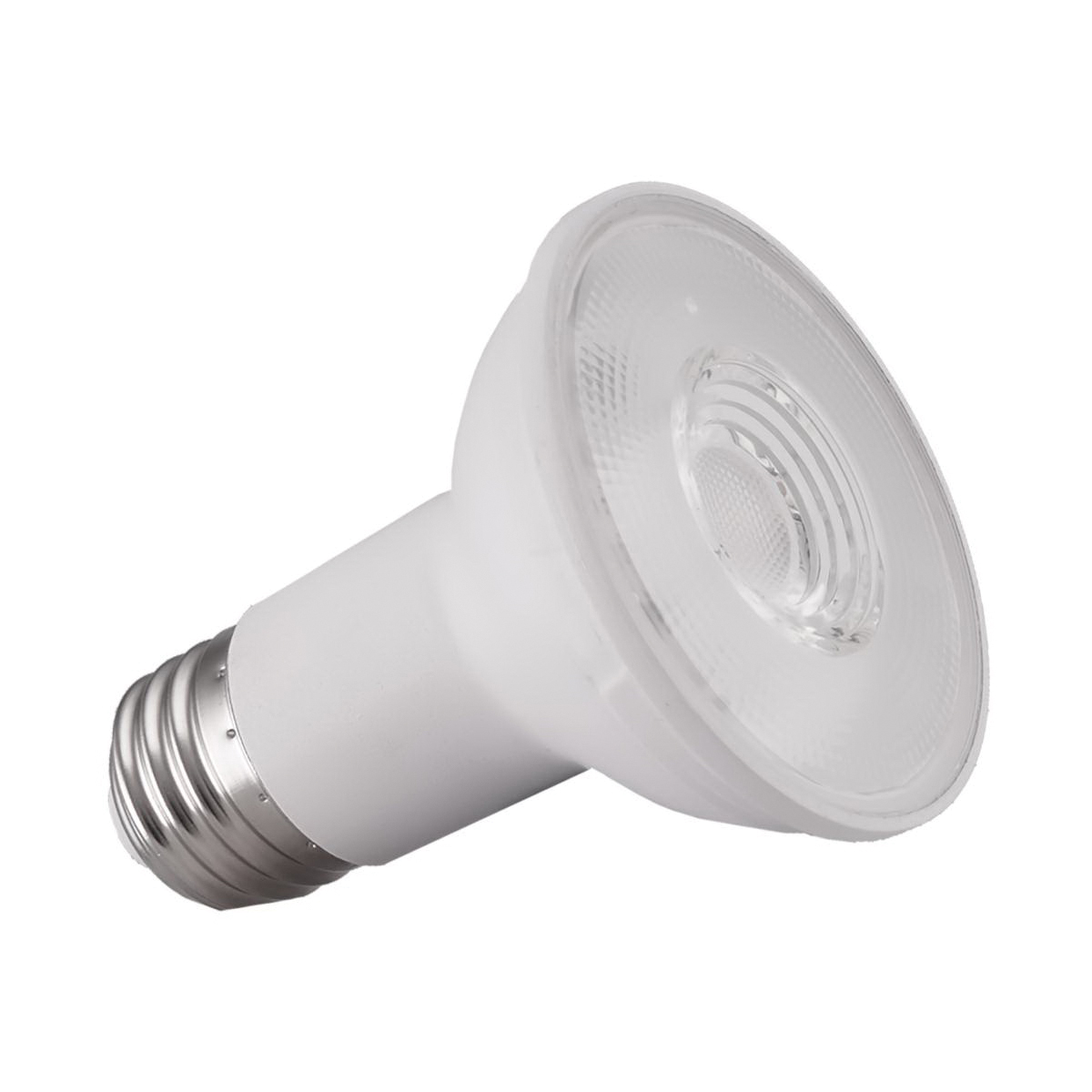Satco S12210 LED Bulb, Flood/Spotlight, PAR20 Lamp, 65 W Equivalent, E26 Lamp Base, Dimmable, Clear, Warm White Light