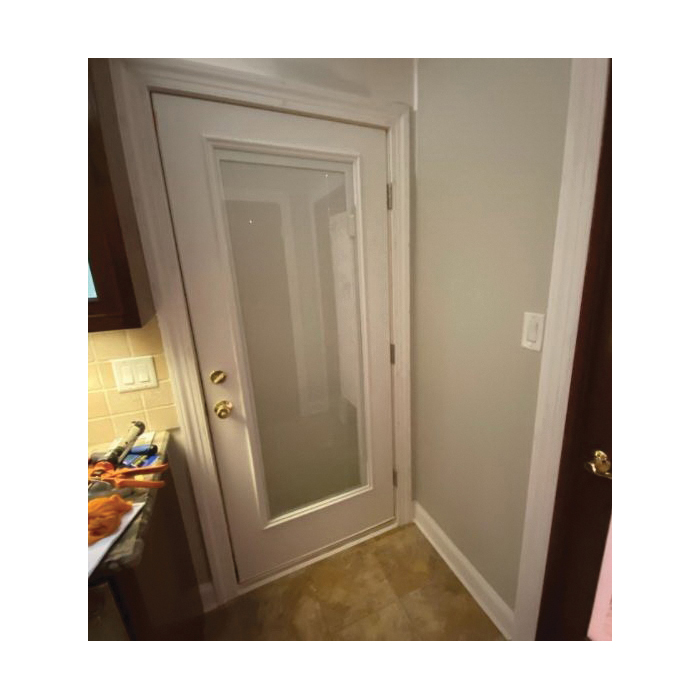 Therma-Tru Pre-Hung Door, Therma Tru, Fiber Glass Full Lite, Right-Hand, 36 in W x 80 in H, 4-9/16 in Jamb - 1