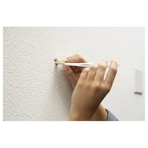 Simple-Mount TV Hanger, Hangman, Aluminum, Black, Anodized, Wall, For: 32 to 80 in Flat TVs - 3