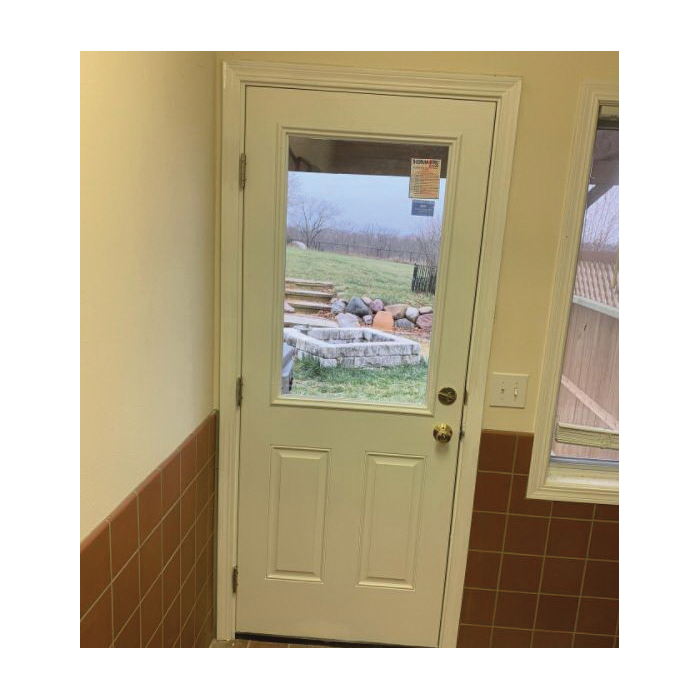 Therma-Tru Pre-Hung Door, Therma Tru, Fiber Glass 1/2 Lite Low-E, Left-Hand, 36 in W x 80 in H, 4-9/16 in Jamb - 2
