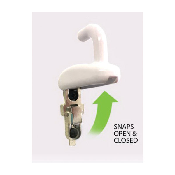 Snap Hook, Hangman, 1 in W, Zinc, 50 lb - 4