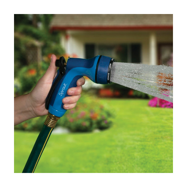 7-Pattern Hose Nozzle, Melnor, Metal, Blueberry Blue - 2