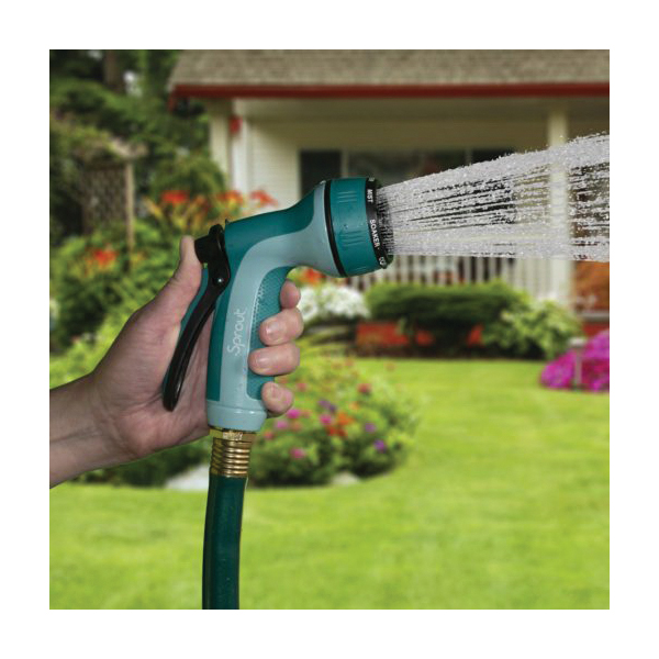 7-Pattern Hose Nozzle, Melnor, Metal, Gooseberry Green - 2
