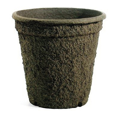 Western Pulp Products Company 1054-063 Western Pulp Products Company 1054-063 Nursery Container, Small/Medium, 2.98 gal Capacity, 15 in Dia, 6 in H, Round - 1