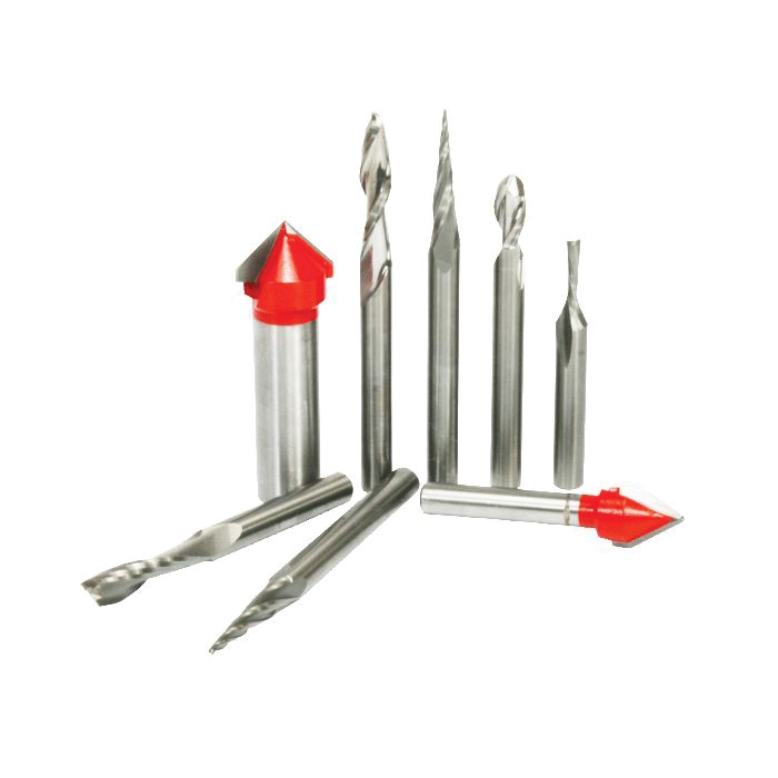 Freud 87-108 Signmaking CNC Router Bit Set, 8-Cutter
