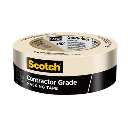 2020-24EP6 Masking Tape, 55 m L, 24 mm W, Beige